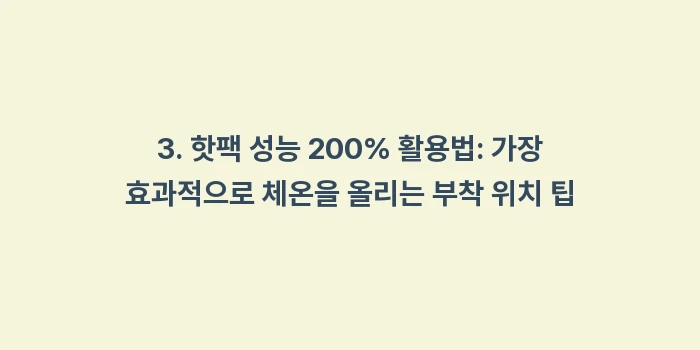 삿포로 여행 핫팩 기내 반입: 3. 핫팩 성능 200% 활... (2)