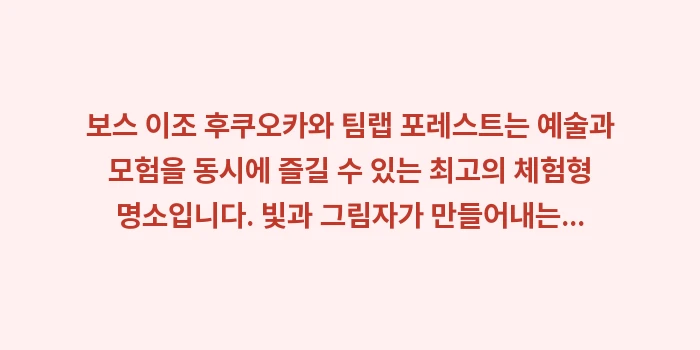 보스 이조 후쿠오카: 보스 이조 후쿠오카와 팀랩... (2)