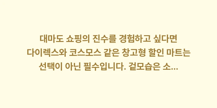 일본 다이렉스(Direx): 대마도 쇼핑의 진수를 경험하... (2)