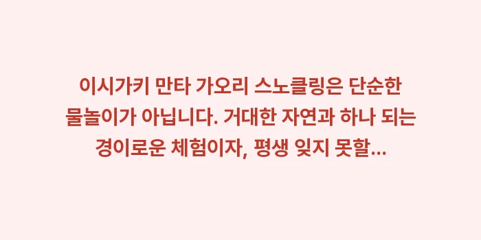 이시가키 만타 가오리 스노클링: 이시가키 만타 가오리 스노클... (2)