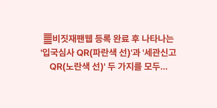 간사이 공항 입국 패스트트랙: ✔비짓재팬웹 등록 완료 후... (1)