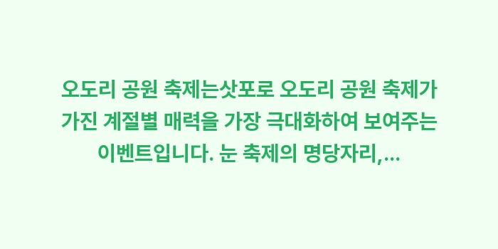 삿포로 오도리 공원 축제: 오도리 공원 축제는삿포로 오... (1)
