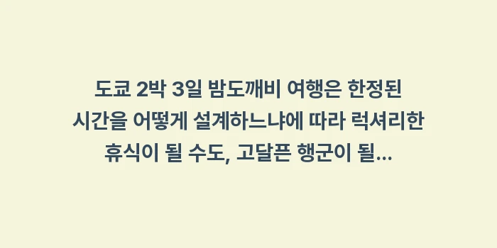 도쿄 2박 3일 밤도깨비 일정: 도쿄 2박 3일 밤도깨비 여... (2)