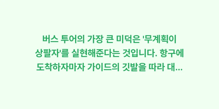 대마도 버스 투어: 버스 투어의 가장 큰 미덕은... (1)