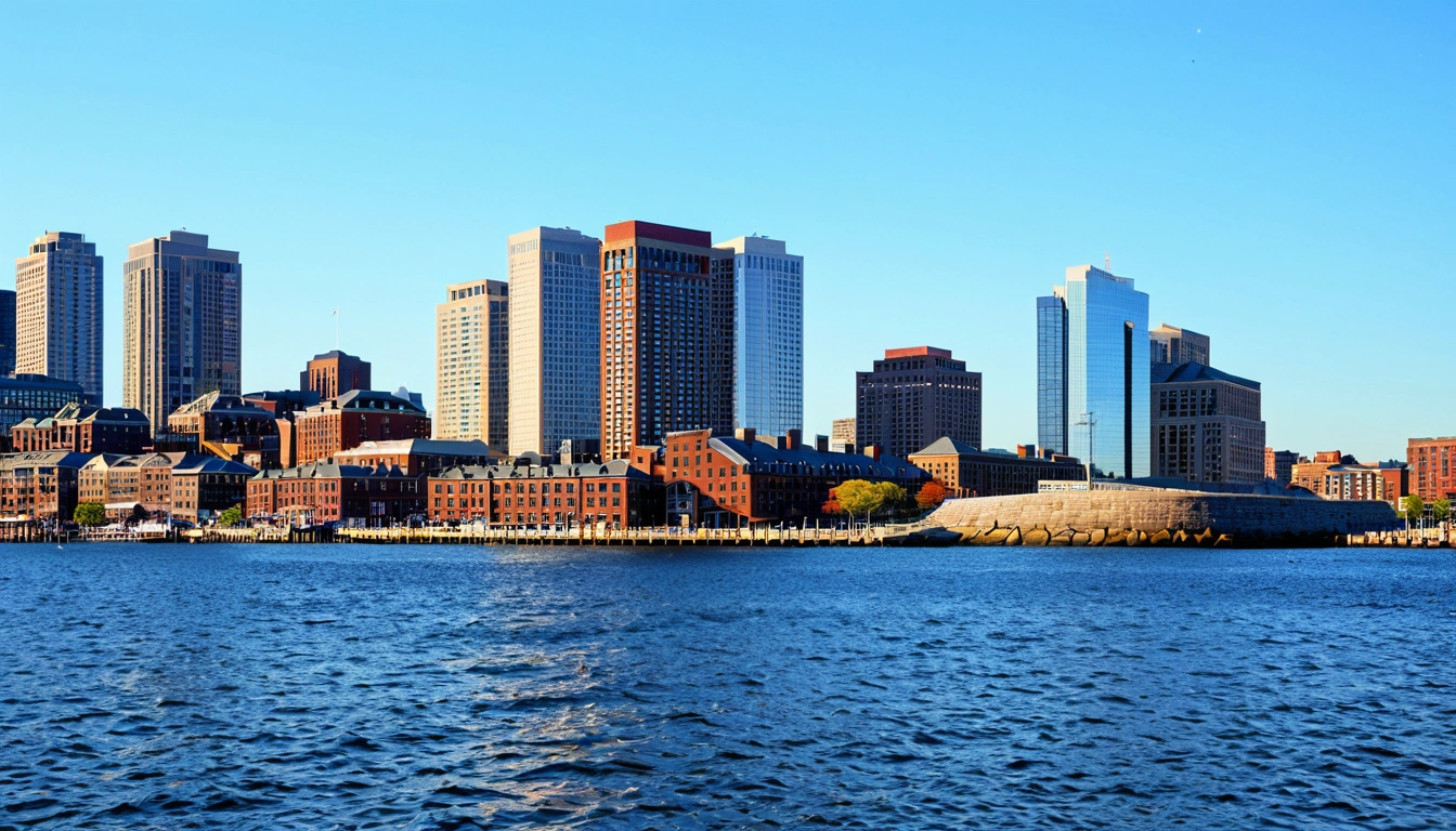 Boston water boston waterfront promenade 2