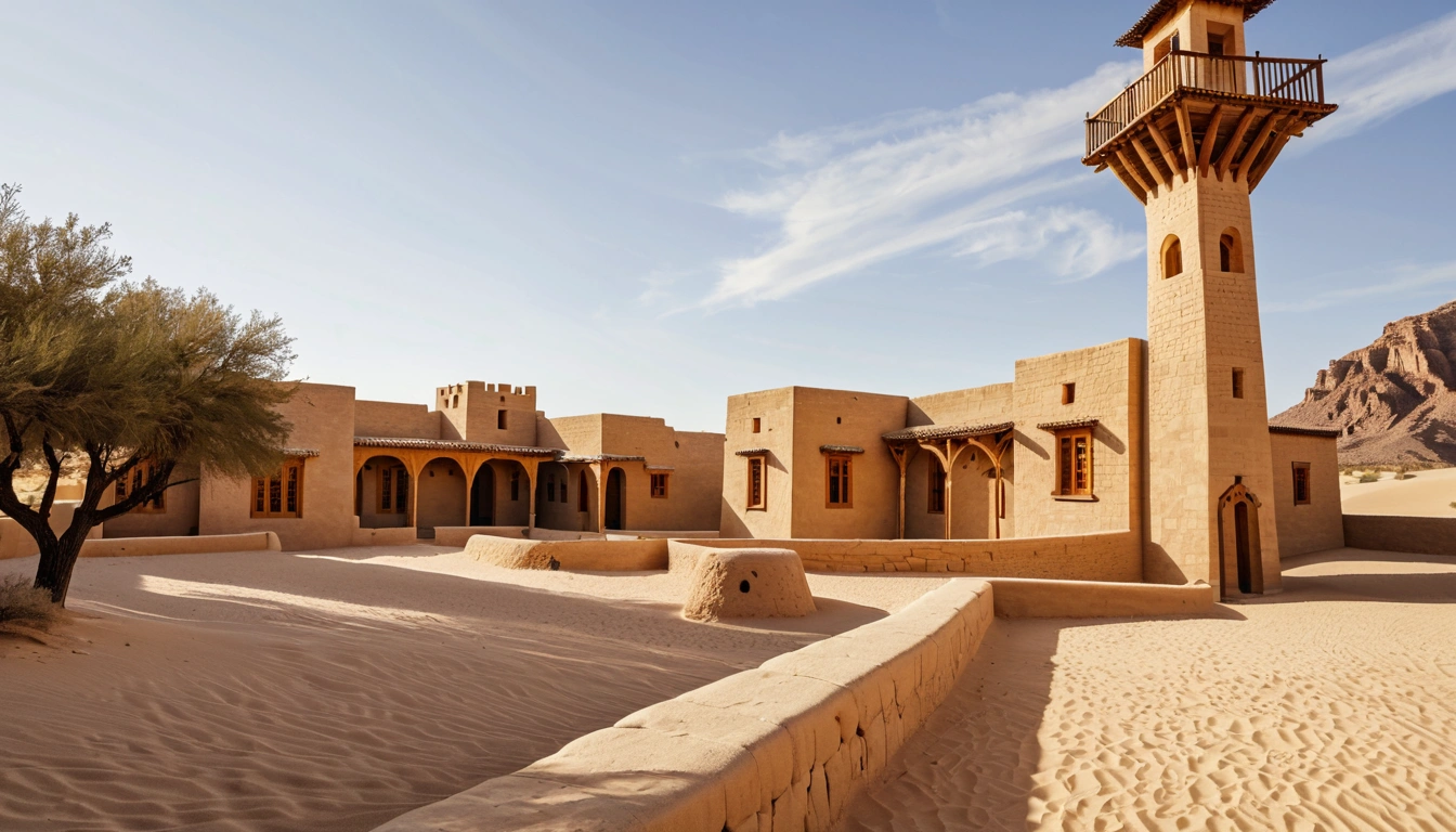 Dubai fahidi intricate wind tower archite 1