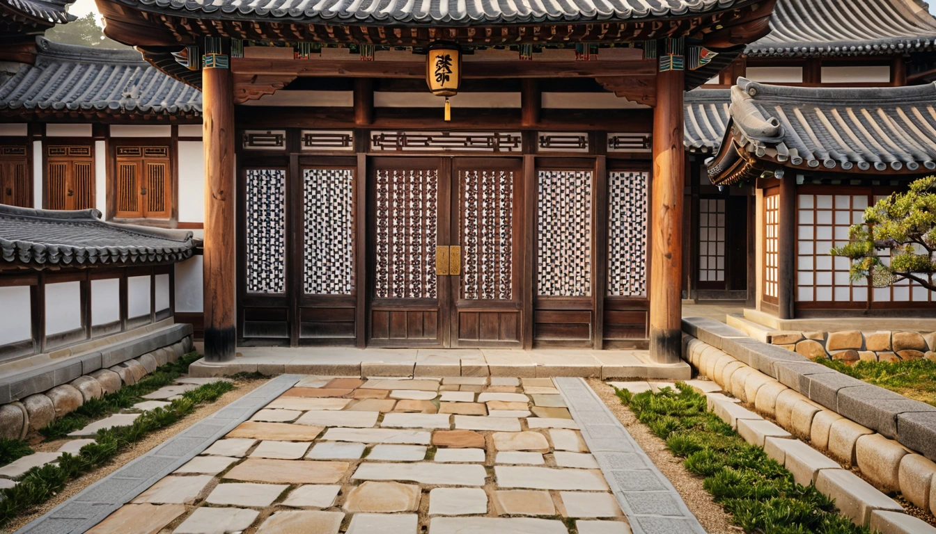 Hadong choi traditional korean hanok arc 1