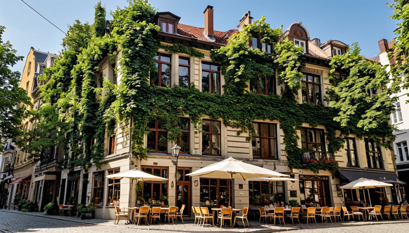 History rege a sunlit cobblestone street 1