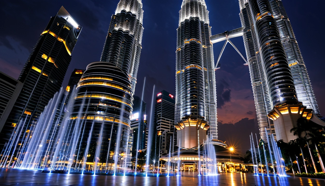 Kuala lumpur iconic petronas twin towers 1