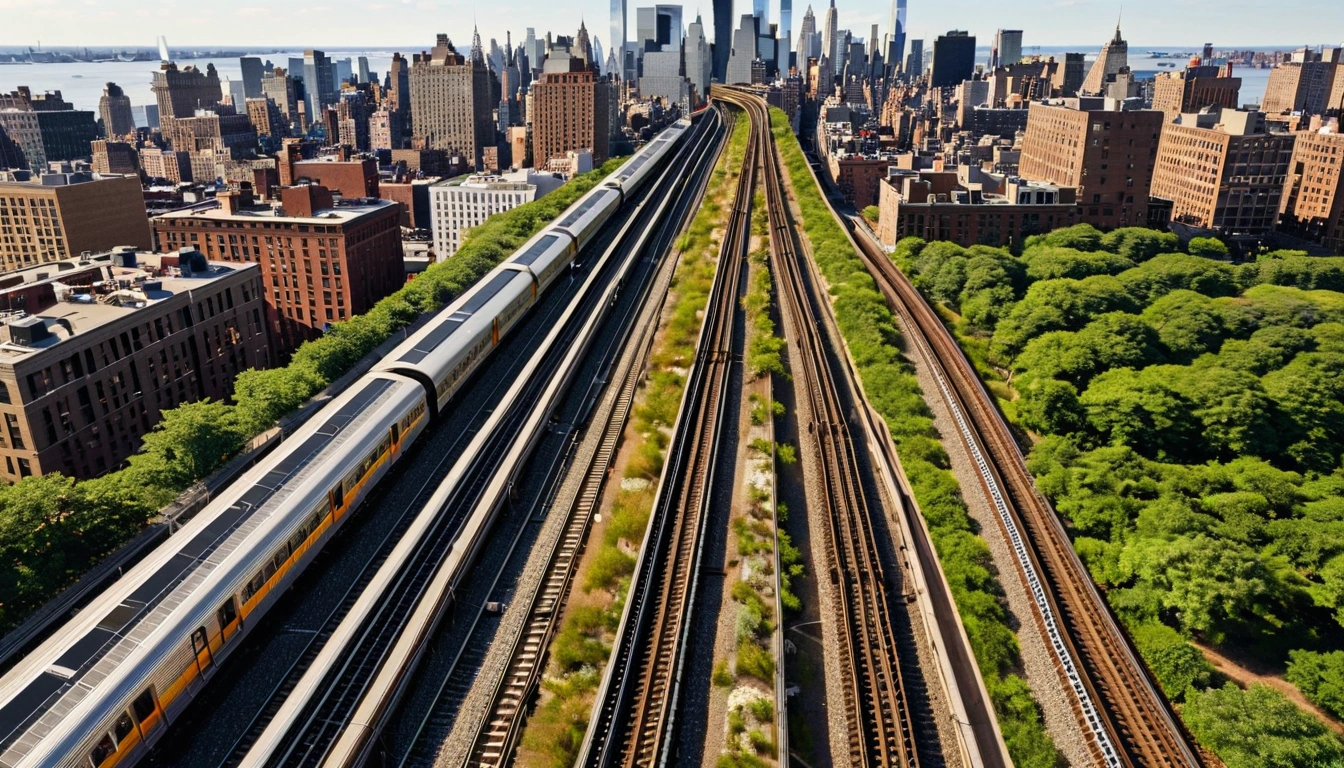 New york hig aerial cinematic view of the 3