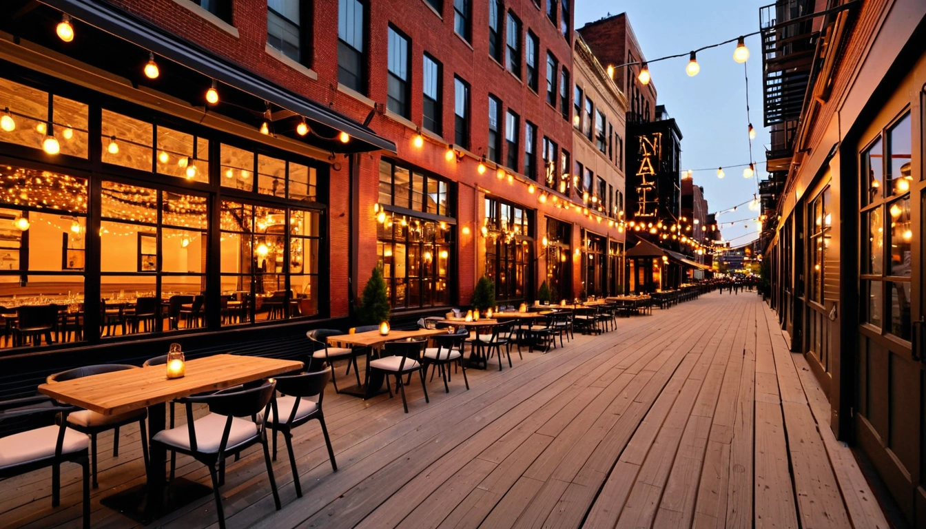 New york mea atmospheric evening street v 3