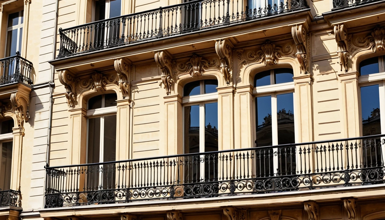 Paris marais a detailed view of a classic 3