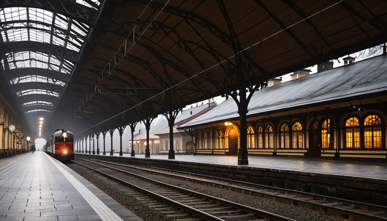 Prague holeo historic railway station pla 1