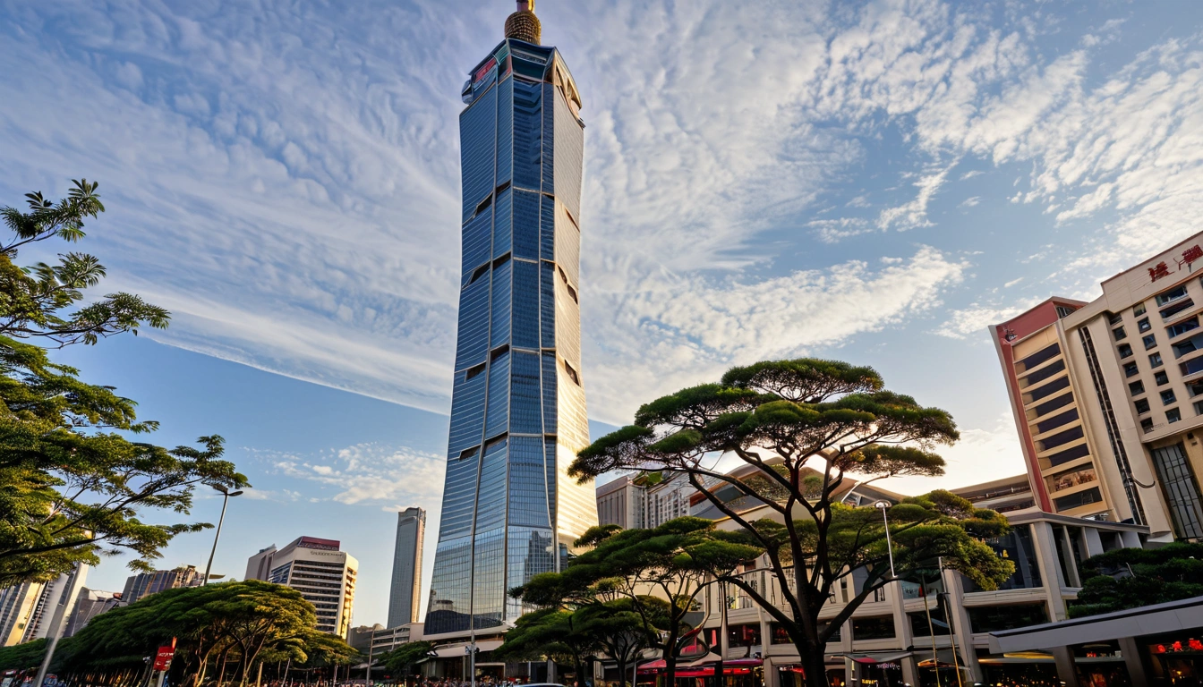 Taipei xinyi a majestic view of taipei to 2