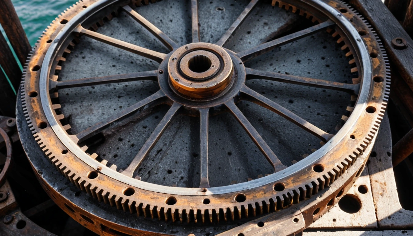 Venice arsen ancient rustic metallic gear 1