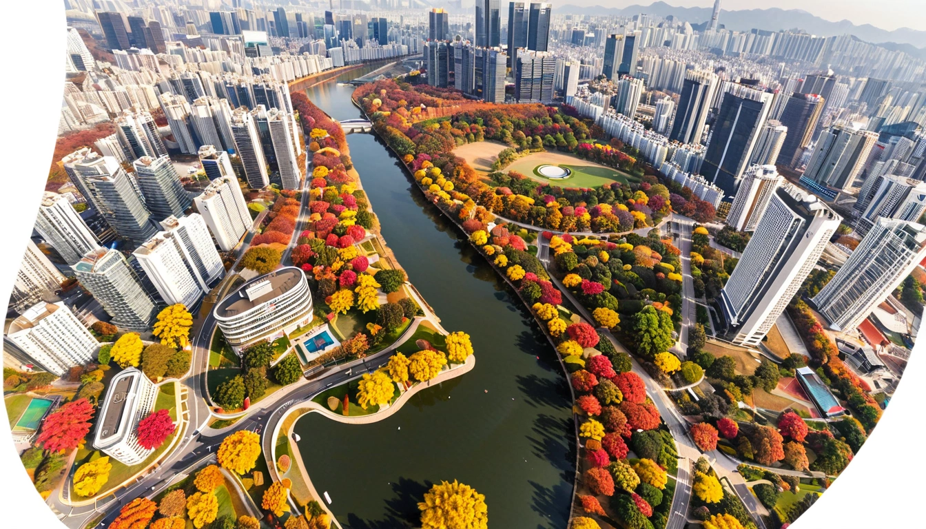 Yongsan futu a panoramic aerial view of y 3